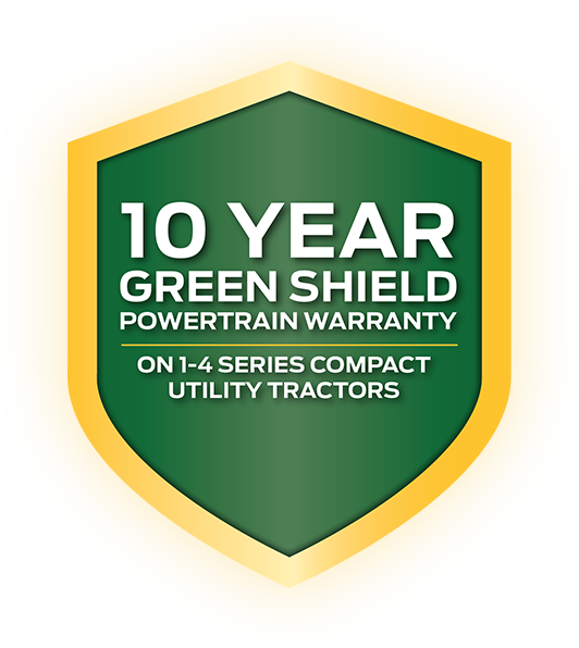 10 Year Green Shield Powertrain Warranty from Midwest Machinery Co